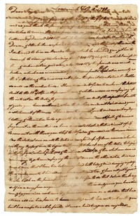 Copy of a Letter from Elias Ball IV to Elias Ball III in Exile, February 10, 1790