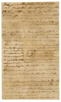 Copy of a Letter from Elias Ball IV to Elias Ball III in Exile, April 8, 1793