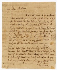 Letter from Catherine Simons to John and Elias Ball, June 3, 1794