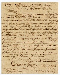 Copy of a Letter from James Simons to the Tutors of Cambridge College, August 16, 1798