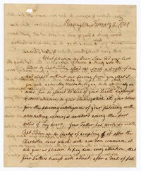 Letter from Jane Ball to her Son John Ball Jr., February 2, 1799