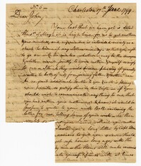 Letter from John Ball Sr. to his Son John Ball Jr., June 17, 1799
