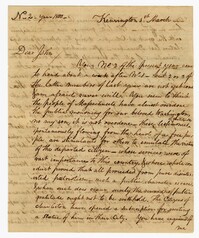 Letter from John Ball Sr. to his Son John Ball Jr., March 5, 1800
