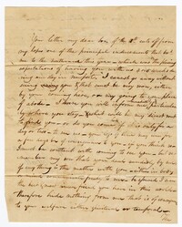 Letter from John Ball Sr. to his Son John Ball Jr., July 23, 1801