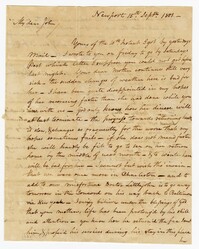 Letter from John Ball Sr. to his Son John Ball Jr., September 15, 1801