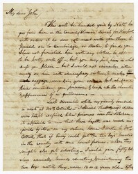 Letter from John Ball Sr. to his Son John Ball Jr., July 1, 1802