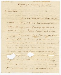 Letter from William James Ball to his Father John Ball Sr., December 12, 1805