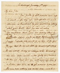 Letter from William James Ball to his Brother John Ball Jr., January 17, 1807