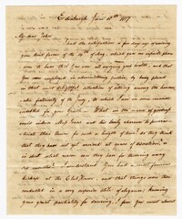 Letter from William James Ball to his Brother John Ball Jr., June 15, 1807