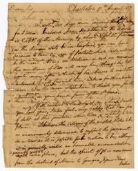 Letter from John Ball Sr. to George Lockey, August 17, 1807