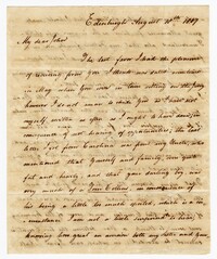 Letter from William James Ball to his Brother John Ball Jr., August 18, 1807