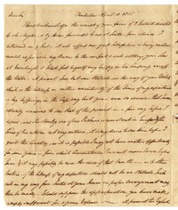 Letter from George Lockey to John Ball Sr., April 11, 1805