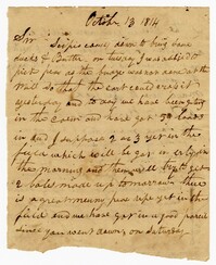 Letter from James Hull, October 13, 1814