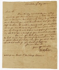 Letter from Thomas Slater to Isaac Ball, May 17, 1810