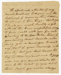Letter from Ann Ball to her Husband John Ball, October 27, 1820