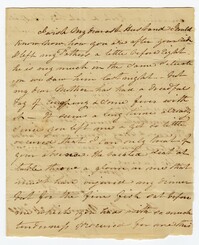 Letter from Ann Ball to her Husband John Ball, November 24, 1820