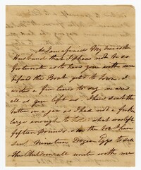 Letter from Ann Ball to her Husband John Ball, May 8, 1820