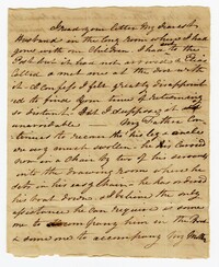 Letter from Ann Ball to her Husband John Ball, December 1, 1820
