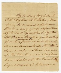 Letter from Ann Ball to her Husband John Ball, February 7, 1823