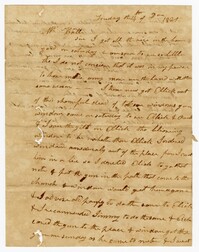 Letter from Kensington Plantation Overseer James Coward to John Ball, December 14, 1827