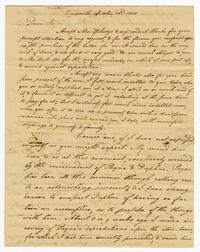 Letter from Overseer John Jacob Ischudy to John Ball, October 22, 1828