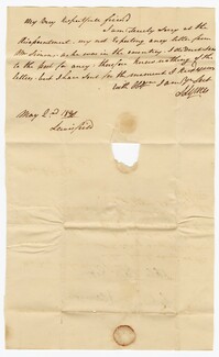 Letter to John Ball, May 2, 1830
