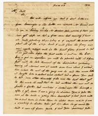 Letter from Stoke Plantation Overseer Thomas Finklea to John Ball, June 28, 1833