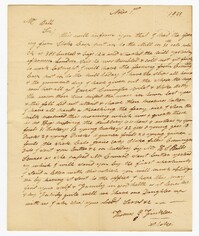 Letter from Stoke Plantation Overseer Thomas Finklea to John Ball, November 1, 1833
