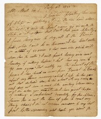 Letter from Quinby Plantation Overseer William Turner to John Ball, July 4, 1833