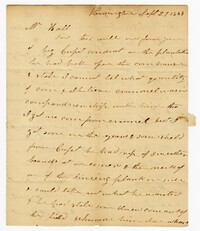 Letter Two from Kensington Plantation Overseer James Coward to John Ball, September 27, 1833