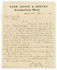 Letter from Cart, Kopff & Jervey to William Ball, May 12, 1867