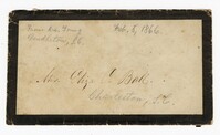 Letter from Mrs. A.R. Young to Elizabeth Poyas Ball, February 5, 1866