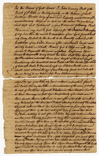 Last Will and Testament of John Coming Ball, 1764