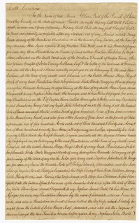 Copy of the Last Will and Testament of Elias Ball III, 1810