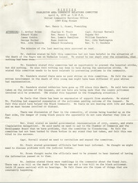 Minutes, Charleston Area Community Relations Committee, April 6, 1970