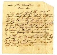 Letter to Harold Cranston from James Vidal, n.d.