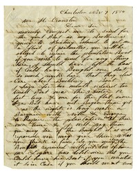Letter to Harold Cranston from James Vidal, November 7, 1850