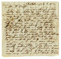 Letter to Harold Cranston from James Vidal, July 6, 1850, Part Two