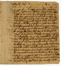 Letter from Mary Heriot to Robert Heriot, Mary 23, 1781