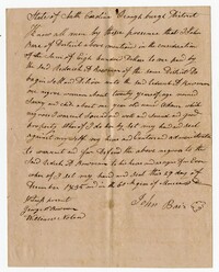 Bill of Sale for the Enslaved Woman Sarry and her Son from John Bair to Reddick A. Bowman, 1835