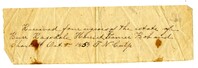 Receipt for Four Enslaved Persons from the Estate of Burr Ragsdale, 1859