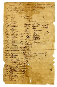 Inventory of the Enslaved Persons at Richfield and Bluefield Plantations at Hilton Head Island, 1801