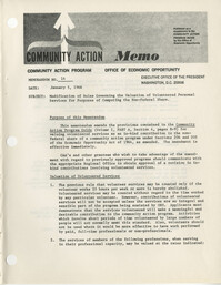 Community Action Program Memorandum No. 14
