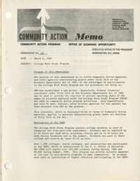Community Action Program Memorandum No. 22