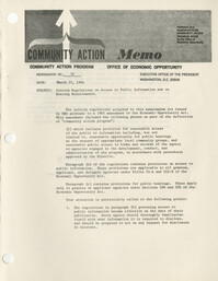 Community Action Program Memorandum No. 32