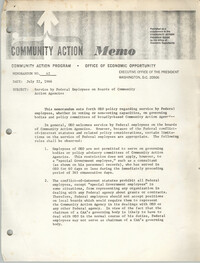 Community Action Program Memorandum No. 42