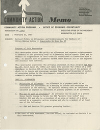 Community Action Program Memorandum No. 29-A