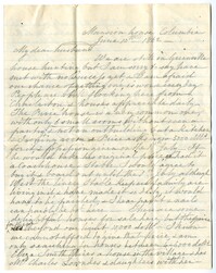 Letter from Emma Pringle Alston to Charles Alston, June 10, 1862