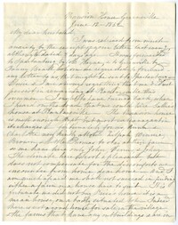 Letter from Emma Pringle Alston to Charles Alston, June 12, 1862
