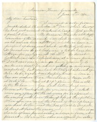 Letter from Emma Pringle Alston to Charles Alston, June 14, 1862